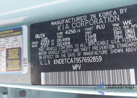 2025 Kia Seltos Sx Turbo from USA, damaged, VIN KNDETCA79S7692859